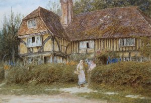 Kentikus kunyhó alkotó: Helen Allingham