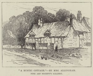 Rusztikus kunyhó alkotó: Helen Allingham