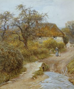 Hill Farm, Symondsbury, Dorset alkotó: Helen Allingham