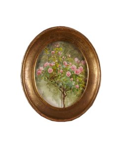 Rózsabokor (akvarell papíron) alkotó: Helen Allingham