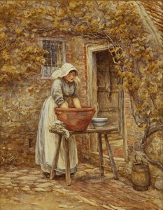 Mosási nap, alkotó: Helen Allingham