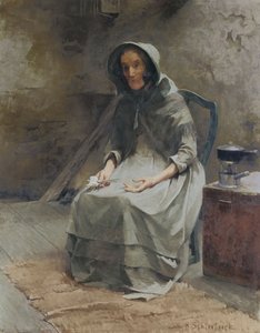 Őszi rózsa; Hostros alkotó: Helene Schjerfbeck