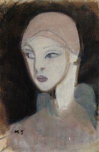 Lány a szigetekről, 1929. alkotó: Helene Schjerfbeck