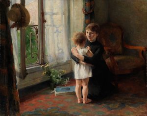 Anya és gyermek alkotó: Helene Schjerfbeck