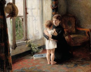 Anya és gyermeke, 1886.