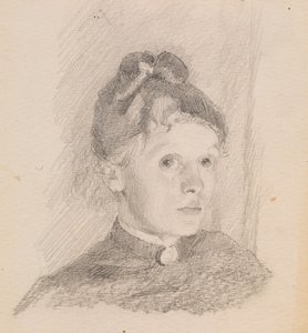 Önarckép, 1880-1884. alkotó: Helene Schjerfbeck