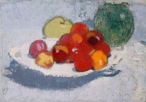 Csendélet gyümölccsel, 1915 körül (olaj, vászon) alkotó: Helene Schjerfbeck