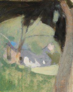 A régi sörgyár (kompozíció) alkotó: Helene Schjerfbeck