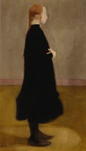 Az iskoláslány II, 1908. alkotó: Helene Schjerfbeck