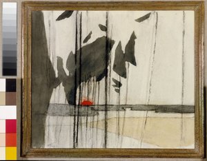 Fák és naplemente, Hiidenvesi alkotó: Helene Schjerfbeck