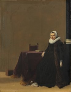 Kutyás nő portréja, 1635 körül