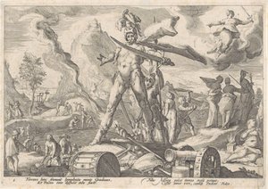 A vaskorszak Ovidius metamorfózisai (sorozat címe) alkotó: Hendrick Goltzius (workshop of)