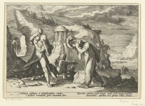 Deucalion és Pyrrha új emberi fajt hoznak létre Ovidius metamorfózisai (sorozat címe)