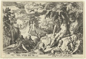 Aranykor Ovidius metamorfózisai (sorozat címe) alkotó: Hendrick Goltzius (workshop of)