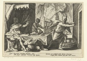 Lycaon farkassá változik Ovidius metamorfózisai (sorozat címe)