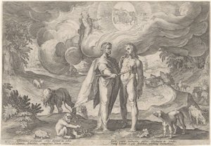 Prométheusz megalkotja az első embert Ovidius metamorfózisai (sorozat címe)