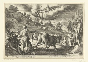 Ezüstkor Ovidius metamorfózisai (sorozat címe) alkotó: Hendrick Goltzius (workshop of)