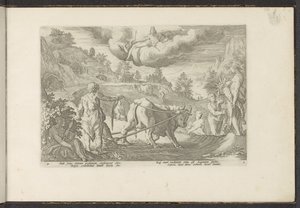 Ezüstkor Ovidius metamorfózisai (sorozat címe) P. Ovidius Naso rekreációi (sorozat címe) alkotó: Hendrick Goltzius (workshop of)