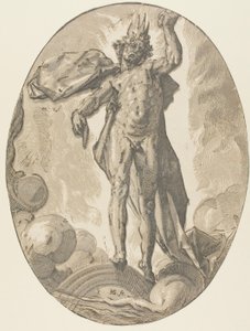 Aether, hatodik lemez a Demogorgontól és az istenségektől alkotó: Hendrick Goltzius