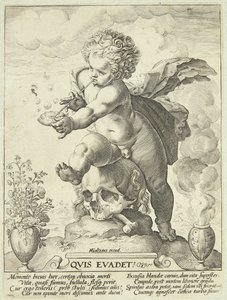 Az élet mulandóságának allegóriája ("Quis Evadet?") alkotó: Hendrick Goltzius