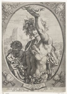 Bacchus alkotó: Hendrick Goltzius