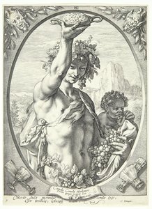 Bacchus alkotó: Hendrick Goltzius