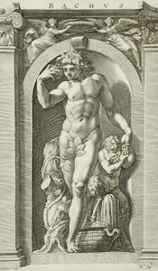 Bacchus alkotó: Hendrick Goltzius