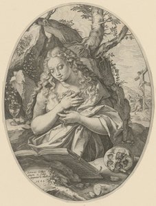 A bűnbánó Mária Magdolna alkotó: Hendrick Goltzius