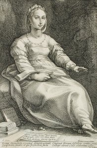 Calliope alkotó: Hendrick Goltzius