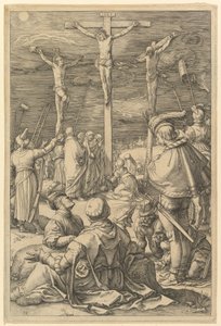 Krisztus a kereszten, „Krisztus szenvedése” című műből alkotó: Hendrick Goltzius