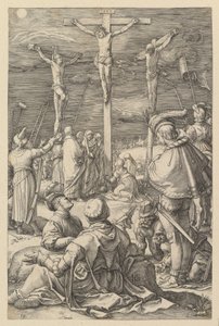 Krisztus a kereszten, „Krisztus passiója” című műből alkotó: Hendrick Goltzius