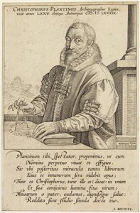 Christopher Plantin alkotó: Hendrick Goltzius