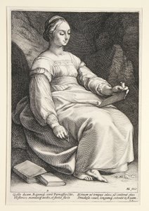 Kleió, „A kilenc múzsa” sorozat 4. lapja alkotó: Hendrick Goltzius