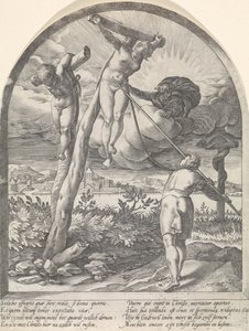 Az embernek meg kell ölnie a vágyait The Spiritual Hunts (sorozat címe) alkotó: Hendrick Goltzius