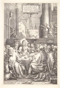 Az utolsó vacsora alkotó: Hendrick Goltzius