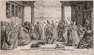 Antenór házassága (Velencei esküvő) alkotó: Hendrick Goltzius