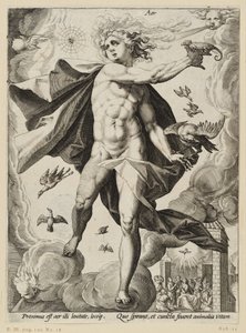 A négy elem: Levegő alkotó: Hendrick Goltzius