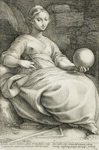 Erato alkotó: Hendrick Goltzius