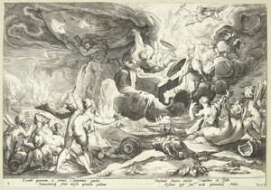 Phaeton bukása alkotó: Hendrick Goltzius