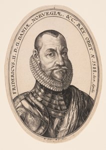 II. Frigyes, Dánia és Norvégia királya alkotó: Hendrick Goltzius