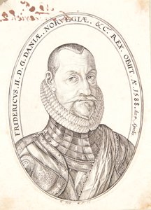 II. Frigyes, Dánia és Norvégia királya alkotó: Hendrick Goltzius