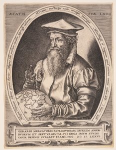Gerardus Mercator alkotó: Hendrick Goltzius