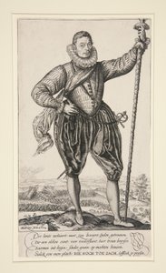 Gerrit de Jong (vagy csukahordozó állva) alkotó: Hendrick Goltzius