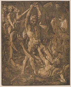 Herkules és Kakusz alkotó: Hendrick Goltzius