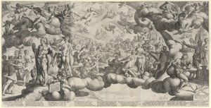 Ámor és Psziché esküvője alkotó: Hendrick Goltzius
