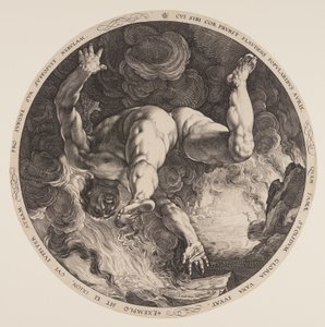 Ixion, a Négy gyalázatosból alkotó: Hendrick Goltzius