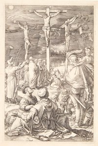 Jézus a kereszten alkotó: Hendrick Goltzius