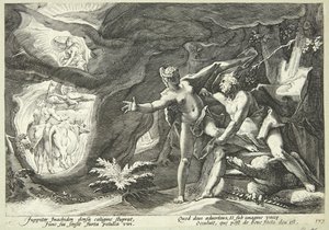 Jupiter és Io alkotó: Hendrick Goltzius