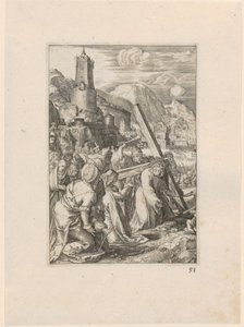 Keresztviselés, a „Passió” sorozat 9. lapja alkotó: Hendrick Goltzius
