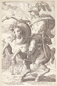 Marcus Curtius alkotó: Hendrick Goltzius